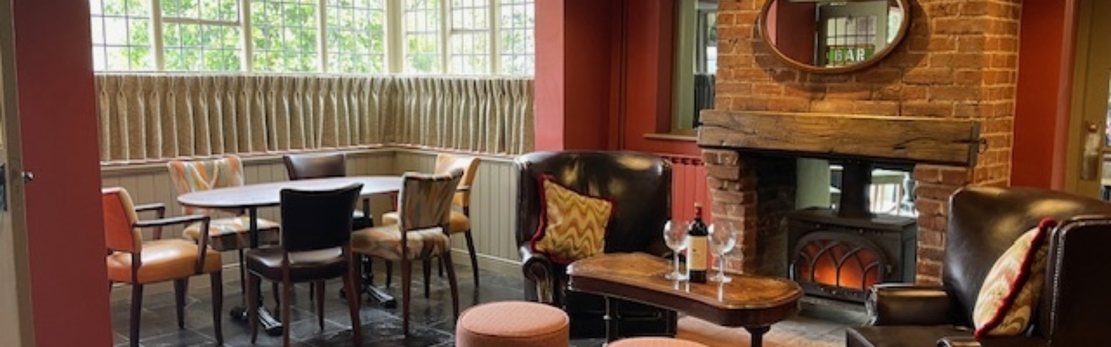 Swan bar tables landscape